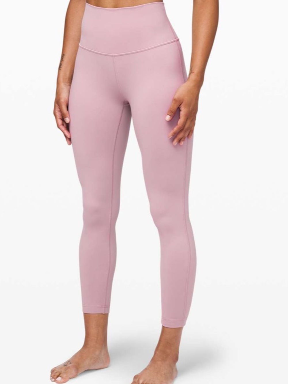 Lululemon Smokey Blush Wunder Under High Rise 25” Tights